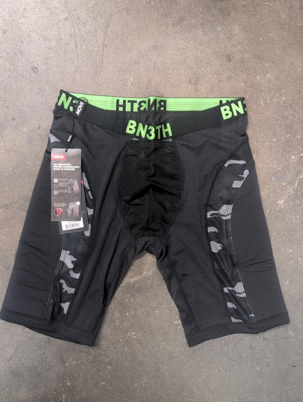Wholesale Bundle BN3TH MOVE Padded Silder Jock Shorts 10pc  Size M Value $600